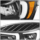 06-09 Dodge Ram Projector Headlights w/ LED DRL Black Housing