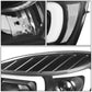 06-09 Dodge Ram Dual LED DRL Projector Headlights Black/Clear