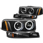 99-07 GMC Sierra Yukon LED Dual Halo Projector Headlights