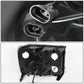 2007-2013 GMC Sierra LED U-Bar Halo Projector Headlights Black