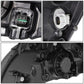 2006-2008 Kia Rio Black Housing Clear Corner Headlights
