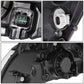 2006-2008 Kia Rio Chrome Housing Clear Corner Headlights