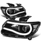 15-20 Chevy Colorado Full LED U-Tube DRL Projector Headlights
