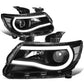 15-20 Chevy Colorado Full LED U-Tube DRL Projector Headlights