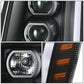 07-14 Cadillac Escalade Projector Black Housing Headlights