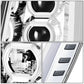 07-14 Cadillac Escalade Projector Headlights Chrome Housing Clear Corner
