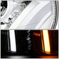 07-14 Cadillac Escalade Projector Headlights Chrome Housing Clear Corner