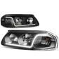 2000-2005 Chevrolet Impala LED DRL Headlights - Black Housing