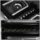 2014-2015 Chevrolet Silverado 1500 LED DRL Headlights - Black Housing