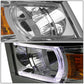 14-15 Chevrolet Silverado 1500 LED DRL Headlights Chrome Housing
