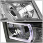 14-15 Chevrolet Silverado 1500 LED DRL Headlights - Chrome Housing