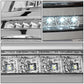 14-15 Chevrolet Silverado 1500 LED DRL Headlights - Chrome Housing
