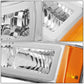 2003-2007 Chevrolet Silverado / Avalanche LED DRL Headlights Chrome