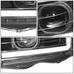 2002-2005 Dodge Ram LED DRL Projector Headlights Black Housing