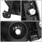 87-91 Ford Bronco F-150 F-250 F-350 LED DRL Headlights Black Housing