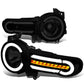 07-14 Toyota FJ Cruiser LED DRL Sequential Turn Signal Headlights