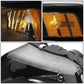 99-04 Ford Mustang LED DRL Headlights Black Housing Amber Corner