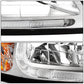 99-04 Ford Mustang LED DRL Headlights Chrome Housing