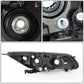 2013-2015 Honda Accord LED DRL Projector Headlights Black Housing