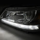 2013-2015 Honda Accord LED DRL Projector Headlights Chrome