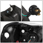 99-00 Honda Civic LED DRL Projector Headlights Black Housing