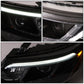 2014-2015 Kia Sorento LED DRL Headlights - Black Housing