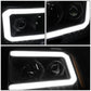 09-14 Ford F-150 LED DRL Projector Headlights Black Housing