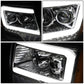 09-14 Ford F-150 LED DRL Projector Headlights Chrome Housing