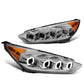 2015-2018 Ford Focus Sequential Halo Projector Headlights Chrome