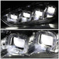 2015-2018 Ford Focus Sequential Halo Projector Headlights Chrome