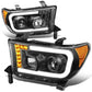 2008-2017 Toyota Sequoia/Tundra LED DRL Projector Headlights Black