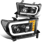 08-17 Toyota Sequoia / 07-13 Tundra LED DRL Projector Headlights