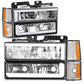 94-00 GMC C/K Series Suburban Yukon Clear LED Bar Headlights