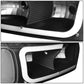 00-07 GMC Yukon Sierra LED DRL Headlights Black Housing Clear Corner