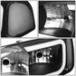 00-07 GMC Yukon Sierra LED DRL Headlights Black Housing Clear Corner