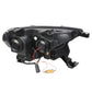 2019-2023 Ford Ranger LED DRL Headlights - Black Housing Clear Corner