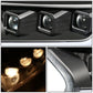 2019-2023 Ford Ranger LED DRL Headlights - Black Housing Clear Corner