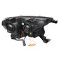 2019-2023 Ford Ranger LED DRL Headlights - Black Housing Clear Corner