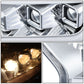 2019-2023 Ford Ranger LED DRL Headlights - Chrome Housing Clear Corner