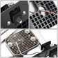 Clear Lens Amber Reflector Chrome Housing LED Bar Headlights 8PCS