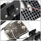 Smoke Lens Amber Reflector Chrome Housing LED Bar Headlights 8pcs