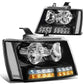 07-14 Chevrolet Tahoe/Suburban/Avalanche LED DRL Headlights Black