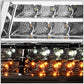 07-14 Chevrolet Avalanche Tahoe Suburban LED DRL Headlights Chrome