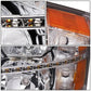 2007-2014 Chevrolet Silverado LED Reflector Headlights Chrome Housing