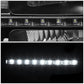 2007-2014 GMC Sierra LED DRL Headlights Black Housing Amber Corner
