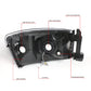 06-09 Dodge Ram LED DRL Headlights - Black Housing Amber Corner