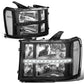 07-13 GMC Sierra 1500 / 07-14 Sierra 2500 3500 LED DRL Headlights