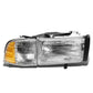 94-02 Dodge Ram OEM Style Right Headlight - Chrome Housing