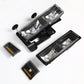 1994-2000 GMC C10 8PC Black Housing Amber Corner Headlights