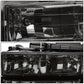 94-00 GMC C10 8PC Smoke Housing Headlight Set w/ Amber Corners
